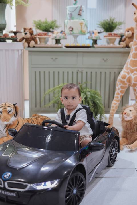 Aniversário infantil com tema de Safari'