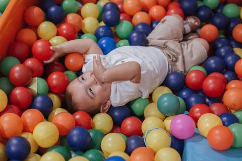 Aniversário infantil com tema de Safari'