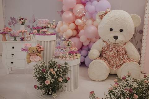 Aniversário infantil com tema Jardim encantado'