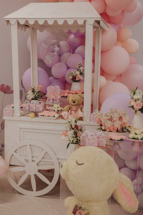 Aniversário infantil com tema Jardim encantado'