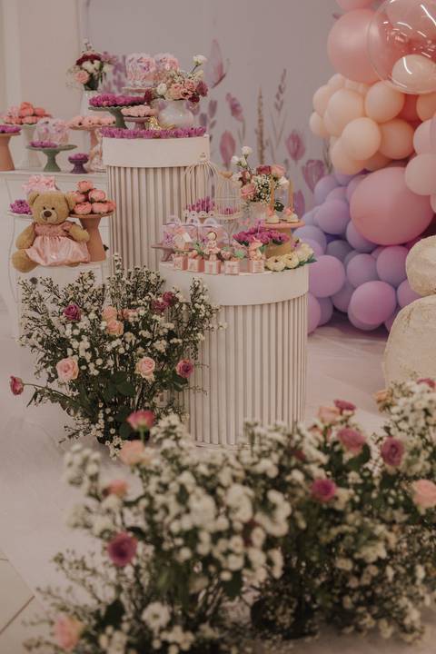 Aniversário infantil com tema Jardim encantado'