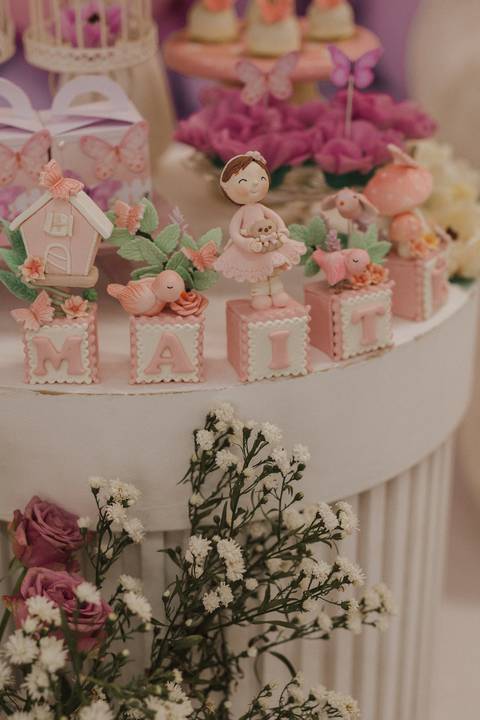 Aniversário infantil com tema Jardim encantado'