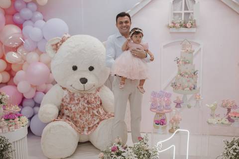 Aniversário infantil com tema Jardim encantado'