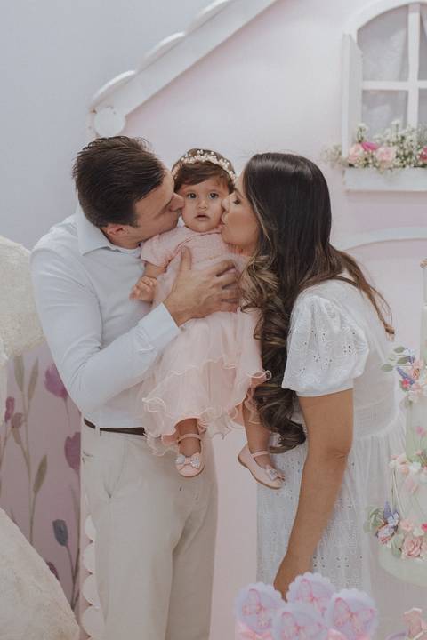 Aniversário infantil com tema Jardim encantado'