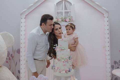 Aniversário infantil com tema Jardim encantado'