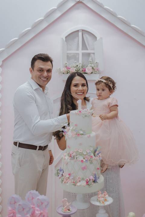 Aniversário infantil com tema Jardim encantado'