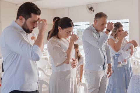 Cerimônia de batizado'