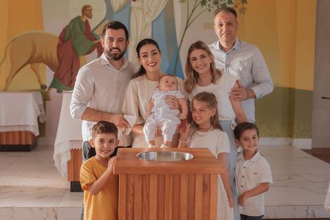 Cerimônia de batizado'