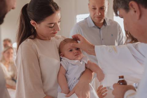 Cerimônia de batizado'