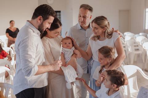 Cerimônia de batizado'