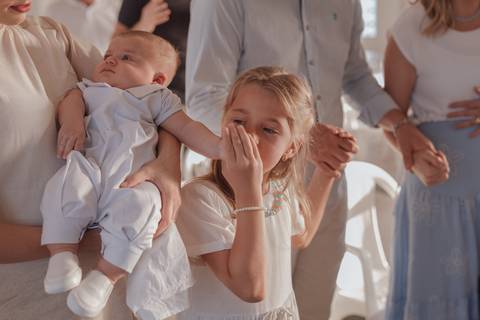 Cerimônia de batizado'