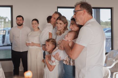 Cerimônia de batizado'