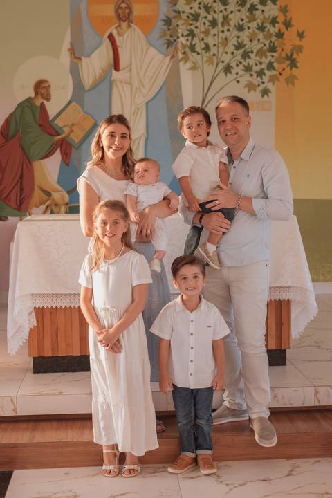 Cerimônia de batizado'