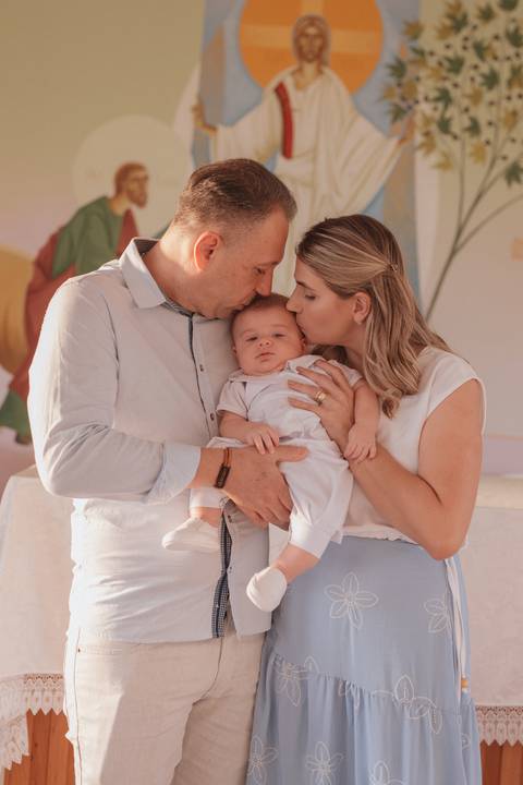 Cerimônia de batizado'