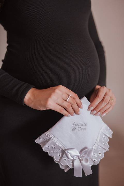 Ensaio de gestante em casa'