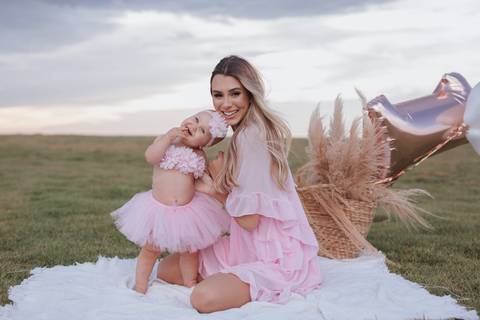 ensaio em família no campo'