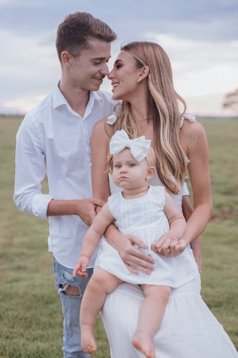 ensaio em família no campo'