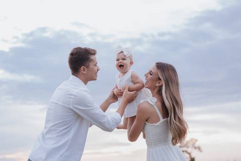 ensaio em família no campo'