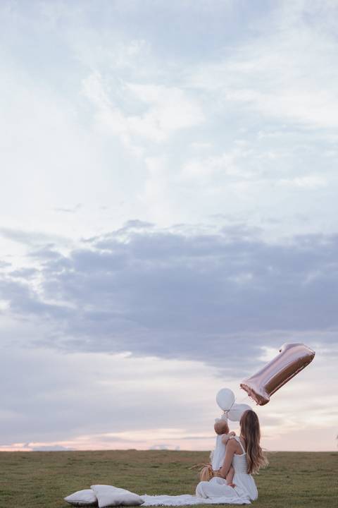 ensaio em família no campo'