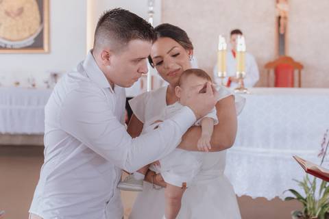 Cerimônia de batizado'