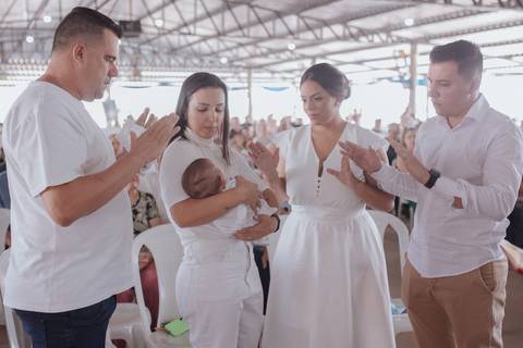 Cerimônia de batizado'