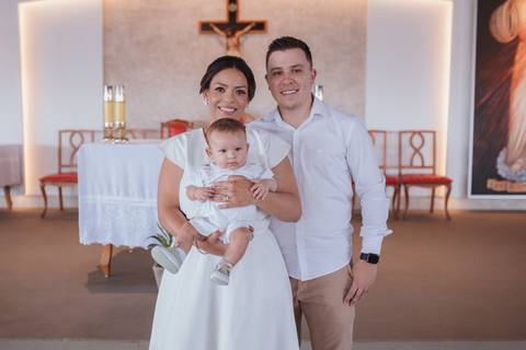 Cerimônia de batizado'