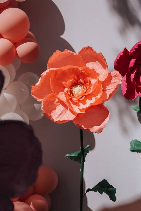 Aniversário infantil com tema de Flor'