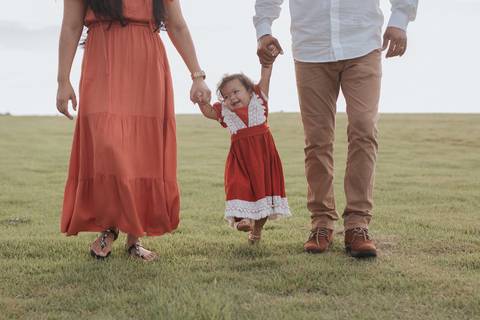 ensaio em família no campo'