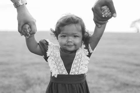 ensaio em família no campo'