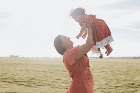 ensaio em família no campo'