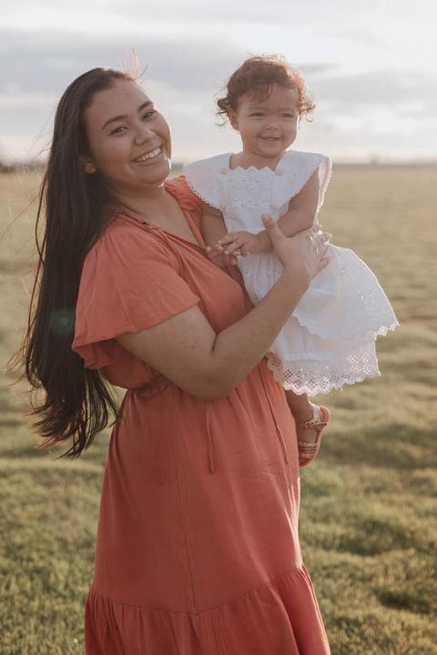ensaio em família no campo'