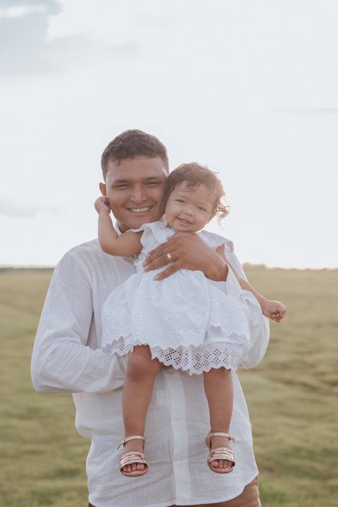 ensaio em família no campo'