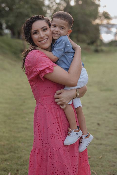 ensaio em família no campo'