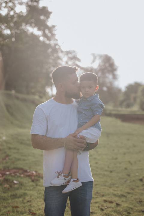 ensaio em família no campo'