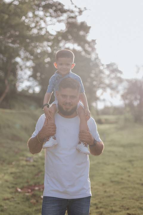 ensaio em família no campo'