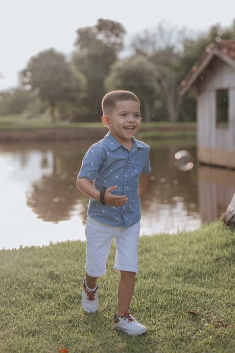 ensaio em família no campo'