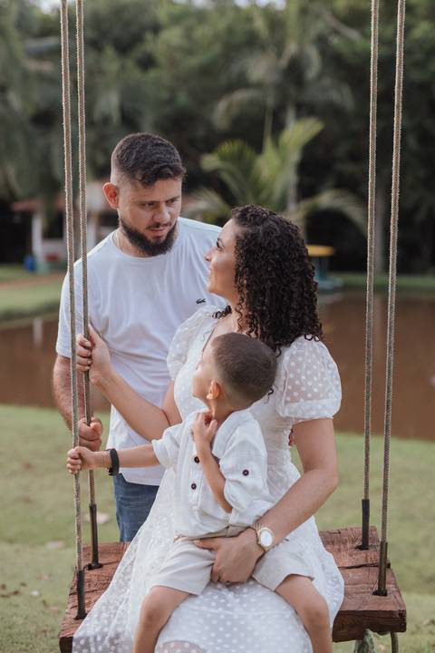 ensaio em família no campo'