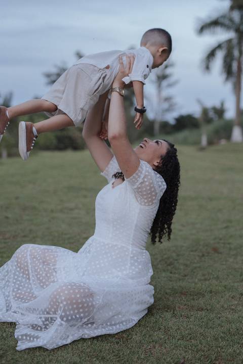 ensaio em família no campo'