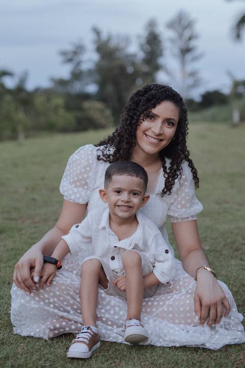 ensaio em família no campo'