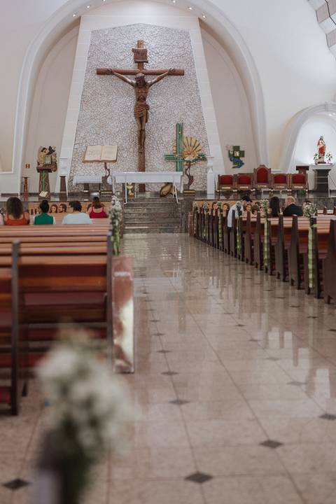 casamento minimalista na igreja'