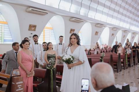 casamento minimalista na igreja'