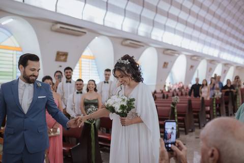 casamento minimalista na igreja'