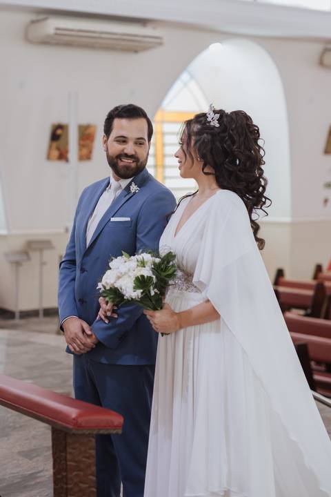 casamento minimalista na igreja'
