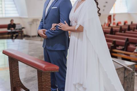 casamento minimalista na igreja'