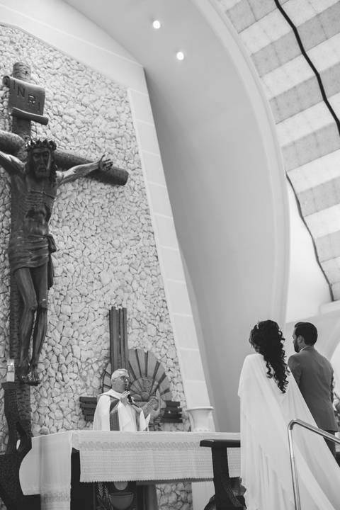 casamento minimalista na igreja'