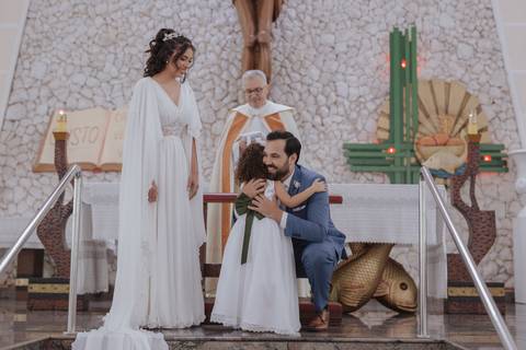 casamento minimalista na igreja'