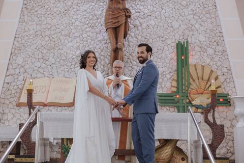casamento minimalista na igreja'