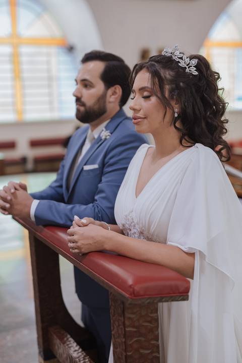 casamento minimalista na igreja'