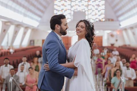 casamento minimalista na igreja'