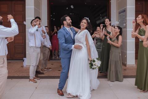 casamento minimalista na igreja'
